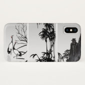 Verticaal Oriental Scroll Case-Mate iPhone Case (Achterkant (horizontaal))
