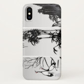 Verticaal Oriental Scroll Case-Mate iPhone Case (Achterkant)