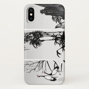 Verticaal Oriental Scroll iPhone X Hoesje