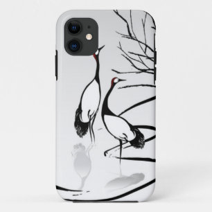 Verticaal Oriental Scroll iPhone 11 Hoesje