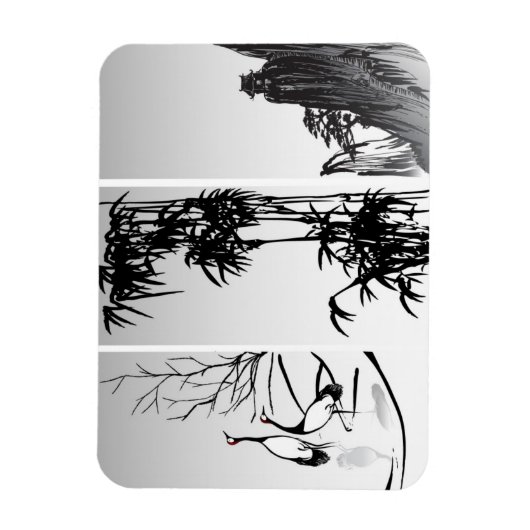 Verticaal Oriental Scroll Magneet (Verticaal)