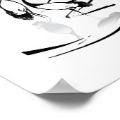 Verticaal Oriental Scroll Poster (Hoek)