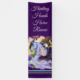 Verticaal paardendroomgebanner spandoek