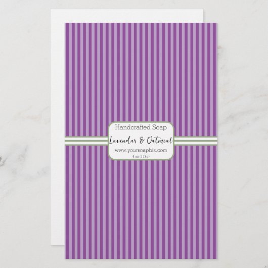 Verticaal papierblad met tapijtschelp voor tapesno (Voorkant / Achterkant)