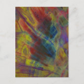 Verticaal Petrified Wood Briefkaart (Voorkant)