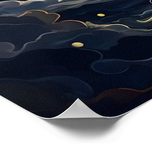 Verticaal Poster van het hemelsurrealisme (Hoek)