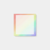 Verticaal rainbow post-it® notes (Voorkant)