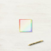 Verticaal rainbow post-it® notes (Op bureau)