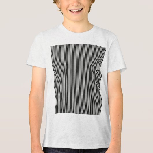 Verticaal ritme Tri-Blend shirt (Voorkant)
