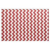 Verticaal rood en wit Zigzag Pattern Fabric Stof (Fat Quarter)