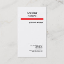 Verticaal rood wit professioneel vlak minimalistis