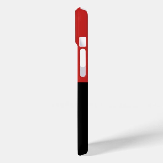 Verticaal rood zwart Abstract Modern Stijlvol Tren Case-Mate iPhone Case (Achterkant / Links)