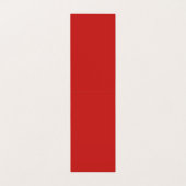 Verticaal rood zwart Abstract Modern Stijlvol Tren Visitekaartje (Binnenkant ongevouwen)