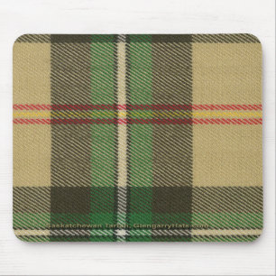 Verticaal Saskatchewan Tartan Mousepad Muismat