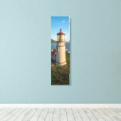 Verticaal schilderwerk van vuurtoren van toppen canvas afdruk (Insitu (Houten vloer))