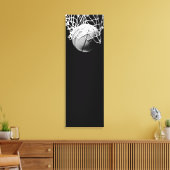 Verticaal schokkerstaartdoek canvas afdruk (Insitu (Woonkamer))