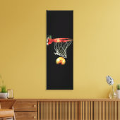 Verticaal schokkerstaartdoek canvas afdruk (Insitu (Woonkamer))