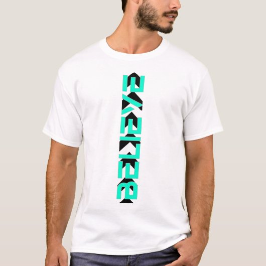 Verticaal Statement T-shirt 'Geloof' (Voorkant)