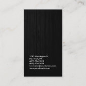 Verticaal stijlvol Sinaasappel Visitekaartje met h (Achterkant)