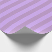 Verticaal streeppatroon in Lila Paarse Cadeaupapier (Hoek)