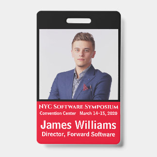 Verticaal symbool: rood, wit, zwart badge