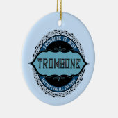 Verticaal trombone keramisch ornament (Rechts)