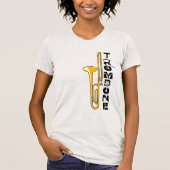 Verticaal trombone t-shirt (Voorkant)