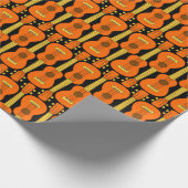 Verticaal Ukulele Patroon Cadeaupapier (Hoek)