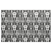 Verticaal Ukulele Patroon Stof (Fat Quarter)