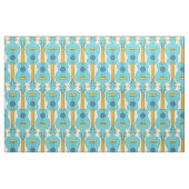Verticaal Ukulele Patroon Stof (Fat Quarter)