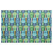 Verticaal Ukulele Patroon Stof (Fat Quarter)
