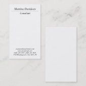 Verticaal uniek Creative Professional Visitekaartje (Voorkant / Achterkant)