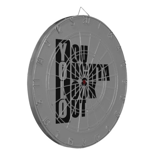 Verticaal vak YOLO Dartbord (Voorkant Links)