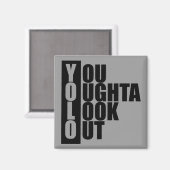 Verticaal vak YOLO Magneet (Voorkant / Achterkant)