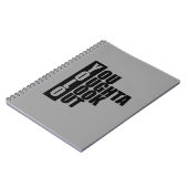 Verticaal vak YOLO Notitieboek (Linkerzijde)