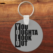 Verticaal vak YOLO Sleutelhanger (Voorkant)