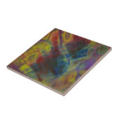 Verticaal verhard hout tegeltje (Zijkant)