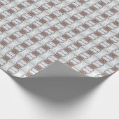 Verticaal vertakt blauwdiamantwappapier voor tinte cadeaupapier (Hoek)