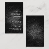 Verticaal Visitekaartje met Lederenvormenbeheer (Voorkant / Achterkant)