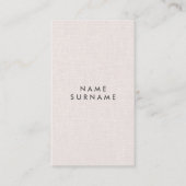 Verticaal Visitekaartje voor Professional Layout L (Voorkant)