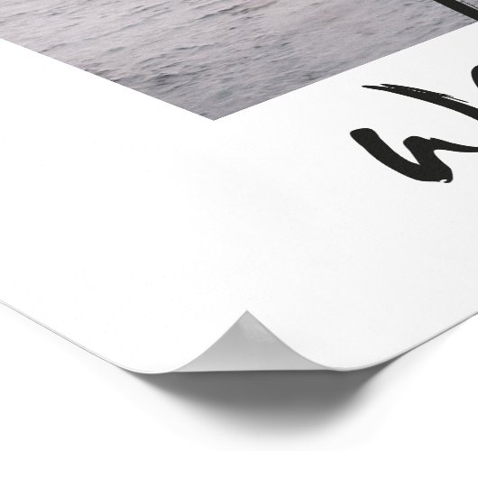 Verticaal welkomstbord voor trouwfeest poster (Hoek)