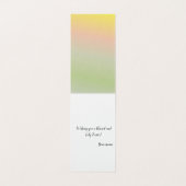 Verticaal Wenskaart met paasthema Kaart (Binnenkant ongevouwen)