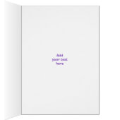 Verticaal wenskaart van de artiest (Binnen (Rechts))