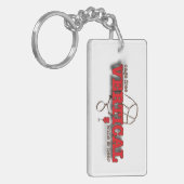 Verticaal | wijn en bier sleutelhanger (Voorkant Links)