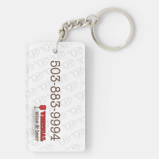 Verticaal | wijn en bier sleutelhanger (achterkant)