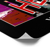 Verticaal wit Poster Lijst Sjabloon (Hoek)