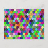 Verticaal zeshoeken Briefkaart (Voorkant)