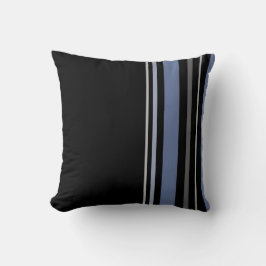 Verticaal zwart Multicolor Stripe Pillow Kussen