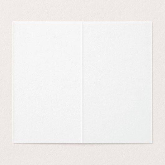 Verticaal zwart-wit borstelscript minimalistisch visitekaartje (Binnenkant ongevouwen)