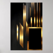 Vertical Art Deco Elegance Poster (Voorkant)